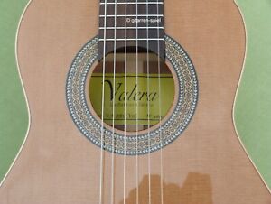 1/2 Konzert-Gitarre Valera V1C Requinto Zeder massiv Sapele Bauart spanisch Top!