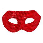 Bristol Novelty Em126 Sequin Eyemask Red, Women, One Size