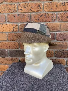 Hanna Hats Of Donegal Patchwork Bucket Hat Sz: M. Made In Ireland 🇮🇪 - Picture 1 of 16