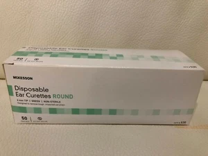 McKesson Disposable Ear Curette, 4 mm, Round, Box of 50, - Picture 1 of 2