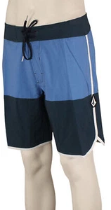 Volcom Quarta Scallop Mod Boardshorts - Navy - New - Picture 1 of 1