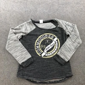 Vanderbilt Commodores Sweatshirt Womens Large Gray Graphic Rivalry Threads - Picture 1 of 9