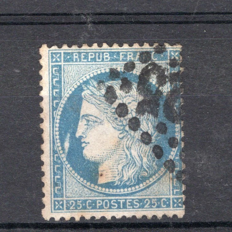 FRANCE, YV # 60, W/ERROR ON THE LEFT WHITE LINE - Image 1 of 1