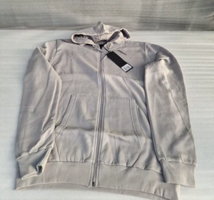 Soul Star Full Zip Hooded Top Fleece Sweatshirt Hoodie LT Grey (L) - Picture 1 of 7