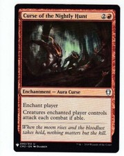 Magic The Gathering MTG Mystery Curse of the Nightly Hunt