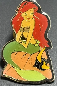 Disney Ariel Old Retro Character Pin – Vintage Little Mermaid Collectible - Picture 1 of 4