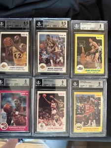 1985 86 Star Baskebtall Complete Set Of 171 W/O Jordon, 12 Graded 159 Raw Cards - Picture 1 of 18