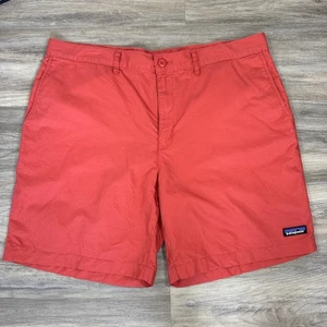 Patagonia Shorts Mens 38 Red Lightweight All Wear Hemp Organic Cotton Hiking - Picture 1 of 24