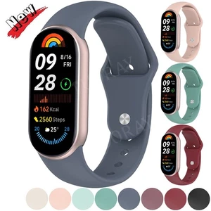 Silicone Watch Wrist Band Strap For Xiaomi Band 10 9 8 NFC Replacement Bracelet - Picture 1 of 69
