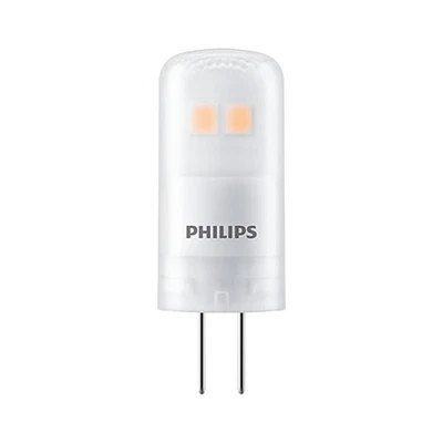 Philips LED Leuchtmittel Stiftsockellampe 1W = 10W G4 matt 115lm warmweiß 2700K - Bild 1 von 2