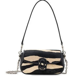 MARC JACOBS Schultertasche Zebra Kalbshaar Kleeblatt - Bild 1 von 6