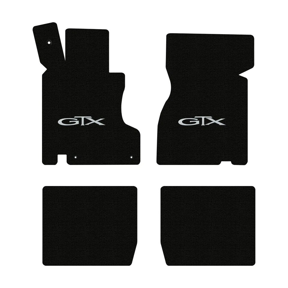 Juego de 4 alfombrillas Lloyd para Plymouth GTX 1968-1970, negras Foto 1 de 4