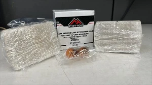 RT Offroad Clear Parking Lamp Set w/ 2 Amber Bulbs for 87-93 Jeep YJ #28012 - Picture 1 of 2