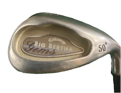 Callaway Big Bertha Gems Gap Wedge 50* 2004 RH 65i Ladies Graphite 34.5" Nice - Image 1 of 4