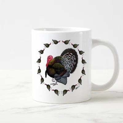 Taza de café Happy Turkey festivo otoño regalo perfecto para los amantes de Acción de Gracias Foto 1 de 2