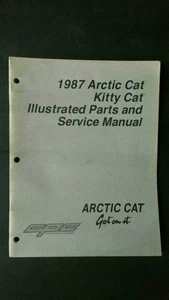 1987 Arctic Cat Kitty Cat Illustrated Parts and Service Manual Guide - Picture 1 of 2