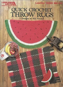 Schnell gehäkelt Überwurf Teppiche Freizeit Kunst 5 Designs  - Bild 1 von 1