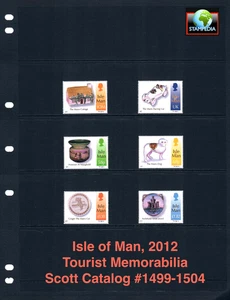 1/3 off $13.50 Scott Value - 2012 ISLE OF MAN GB UK Museum Objects CV MNH NH UMM - Picture 1 of 4