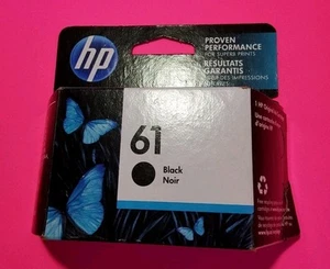 HP #61 Black Ink Cartridge CH561WN - New - Photo 1/5