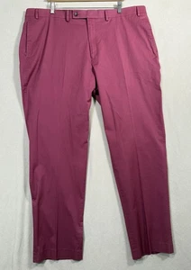 Lauren Ralph Lauren Stretch Straight Fit Khaki Chino Pants Mens 42×32 Ruby Red - Picture 1 of 7
