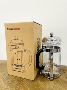 Bonsenkitchen French Press Coffee & Tea Maker, 8 Cup/34 oz, 304 Stainless-Steel - Picture 1 of 14