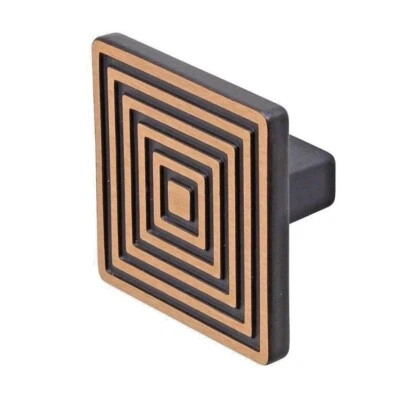 Solid Square Drawer Knobs Cabinet Drawer Cupboard Kitchen  Knob DecorAndDecor - Image 1 of 4