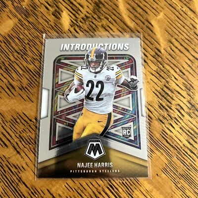 2021 Panini Mosaic Najee Harris Rookie Introductions I-9 Pittsburgh Steelers - Image 1 of 2