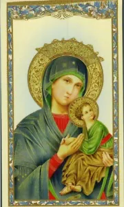 *Tarjeta Santa-"Oración a Nuestra Señora del Perpetuo Socorro"...- (HC13-S1} - Imagen 1 de 2
