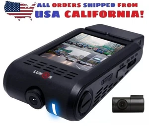LUKAS QVIA V900-2CH FHD Dashcam - Parking Mode WiFi  ADAS GPS 64GB - New - Picture 1 of 17