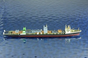 Bilderdyk fabricante Hansa 287/I con carretilla, modelo de barco 1:1250 - Imagen 1 de 4