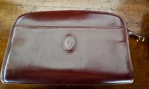 Beauty Case Vintage Cartier - Must de Cartier Paris - Pelle Bordeaux - Foto 1 di 7