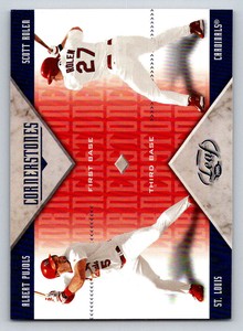 2005 Leaf Cornerstones #1 A.Pujols/S.Rolen