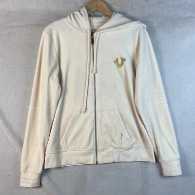 Terno de salto True Religion 2 peças creme suéteres lã feminino grande  - Imagem 1 de 4