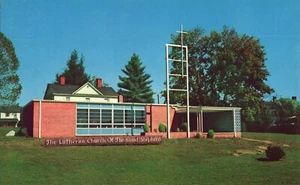 Lutherische Kirche des Guten Hirten Brevard North Carolina NC Postkarte - Bild 1 von 2