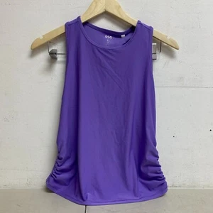 DSG Girls Ruched Tank Electric Violet Solid Sleeveless Stylish DAG13123 - Picture 1 of 6