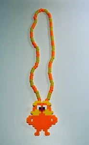 Collar Lorax Kandi Perler Rave EDM EDC Fiesta Nuevo - Imagen 1 de 4