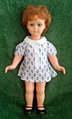 ANCIENNE grande POUPÉE BELLA cheveux courts - années 60 No Clodrey Gégé Raynal - Photo 1/4