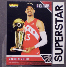 MALCOLM MILLER 2018/19 Panini Instant NBA Champions #13 Toronto Raptors