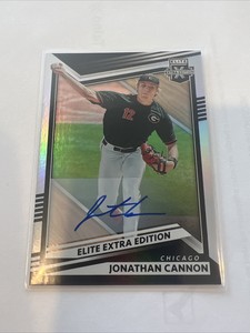 2022 Elite Extra Edition Signatures #81 Jonathan Cannon Auto - Georgia