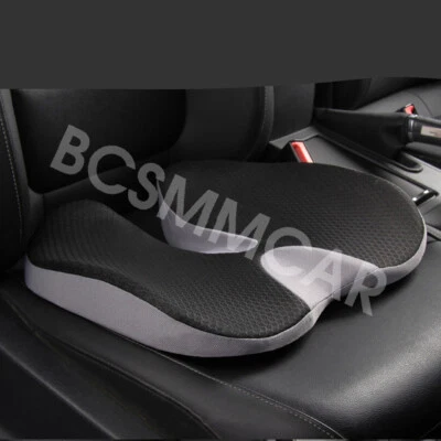 Cojín de espuma viscoelástica para asiento de auto almohada ortopédica para respaldo cóccix ciática alivio del dolor Foto 1 de 4