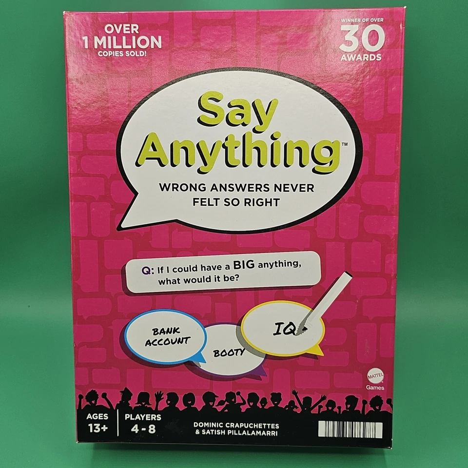 Say Anything Card Party Game Fun Get to Know Questions North Star Games COMPLETE - Image 1 of 4