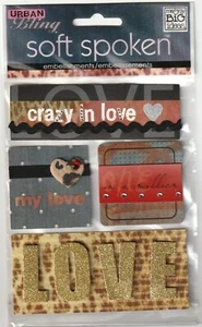RARO! MAMBI Soft Spoken Urban Bling 3D Crazy in LOVE Theme 93441 ¡Envío rápido GRATIS! - Imagen 1 de 1