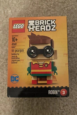 NEW Sealed In Box 101 Pcs Lego Brick Headz #41587 DC Comics Superhero Robin 10+ - Image 1 of 4