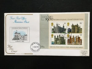 GB 1978 Historic Buildings M/s FDC, Cotswold Brand, Windsor FDI Pmk (2032) - Picture 1 of 1