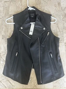 Theory Brand New Small Leather Vest - Picture 1 of 3