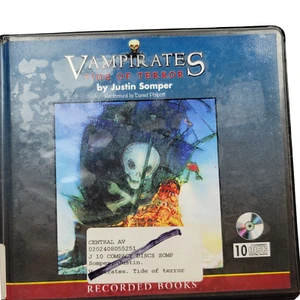 Vampirates Tide of Terror CD Audiobook Justin Somper 10 Discs Recorded Books - Picture 1 of 6