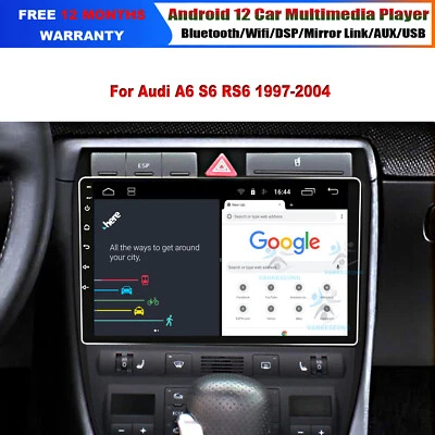 9"Touchscreen DAB+ Autoradio Navigation BT GPS DSP Für Audi A6 S6 RS6 1997-2004 - Bild 1 von 4