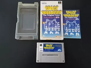 Nintendo Super Famicom SFC Space Invaders Complete CIB Import Japanese US SELLER - Picture 1 of 3