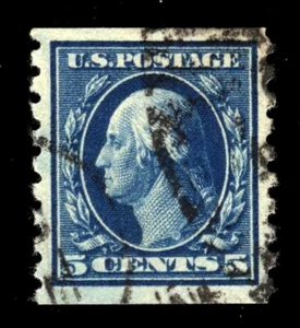 PSAG GRADED CERT - 85- #396 5c Washington - used - VF-XF - Picture 1 of 1