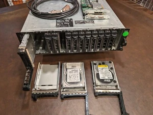 Dell PowerVault MD1000 Storage Array 15-Bay With 6x2tb drives and PERC H800 - Picture 1 of 6